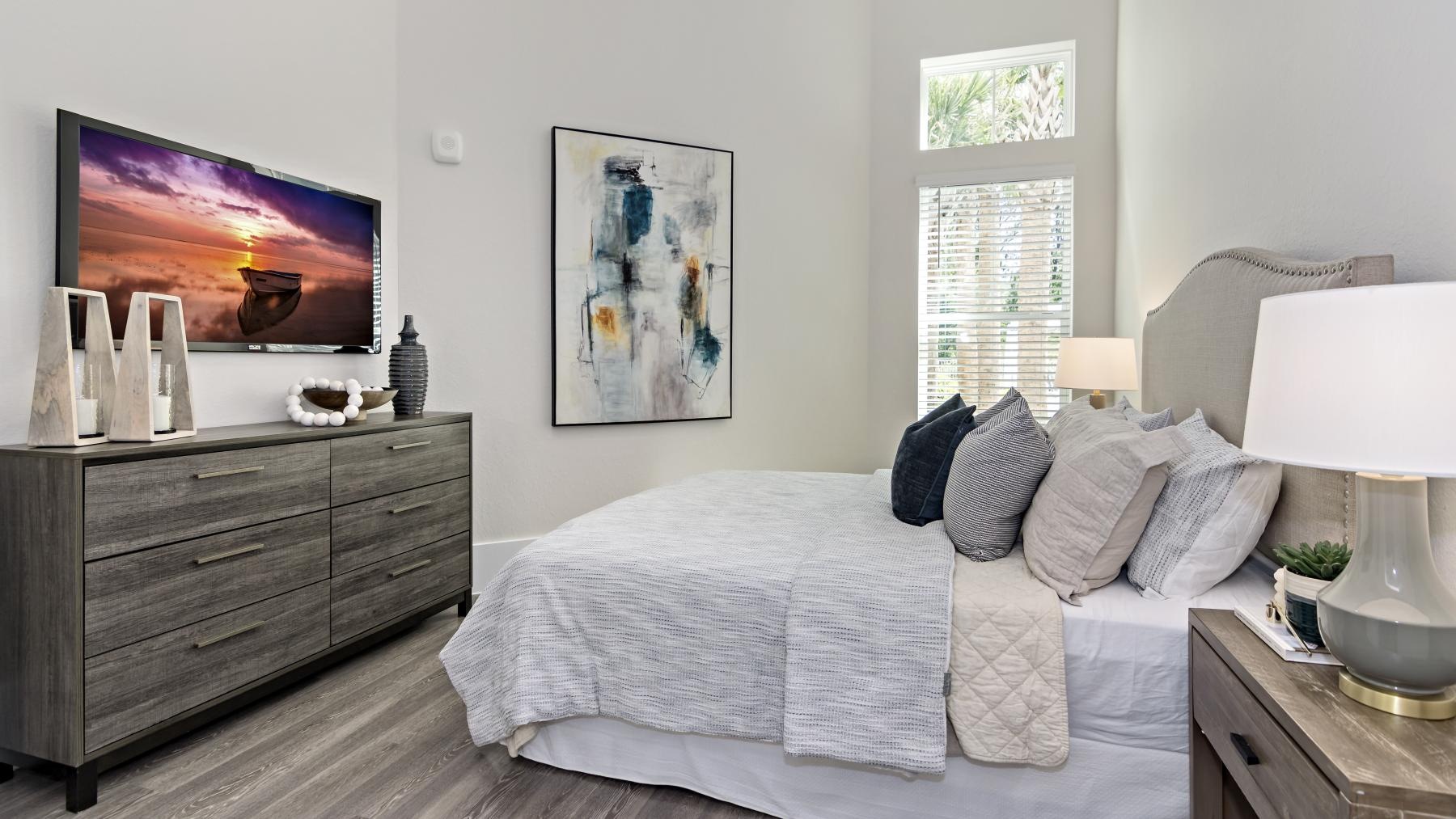 Relax and recharge in beautiful and spacious bedrooms Relax and recharge in beautiful and spacious bedrooms